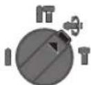 BOSCH GBH 328 DFR - Innstilling av driftstypen - 3