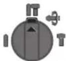 BOSCH GBH 328 DFR - Nastavitev vrste delovanja - 1