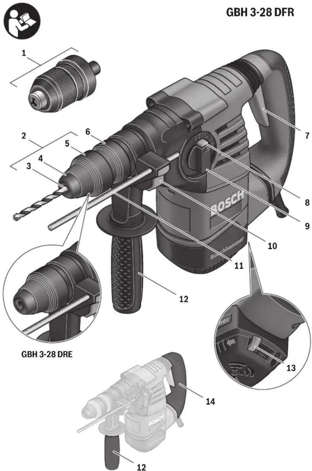 BOSCH GBH 328 DFR - 1