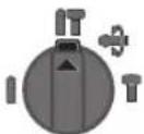 BOSCH GBH 328 DFR - Functie instellen - 1