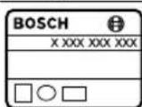 BOSCH GBH 845 DV Professional - Tunnusmerkki Merkitys - 2