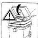 BOSCH GAS 25 - FIGYELMEZTETES - 1