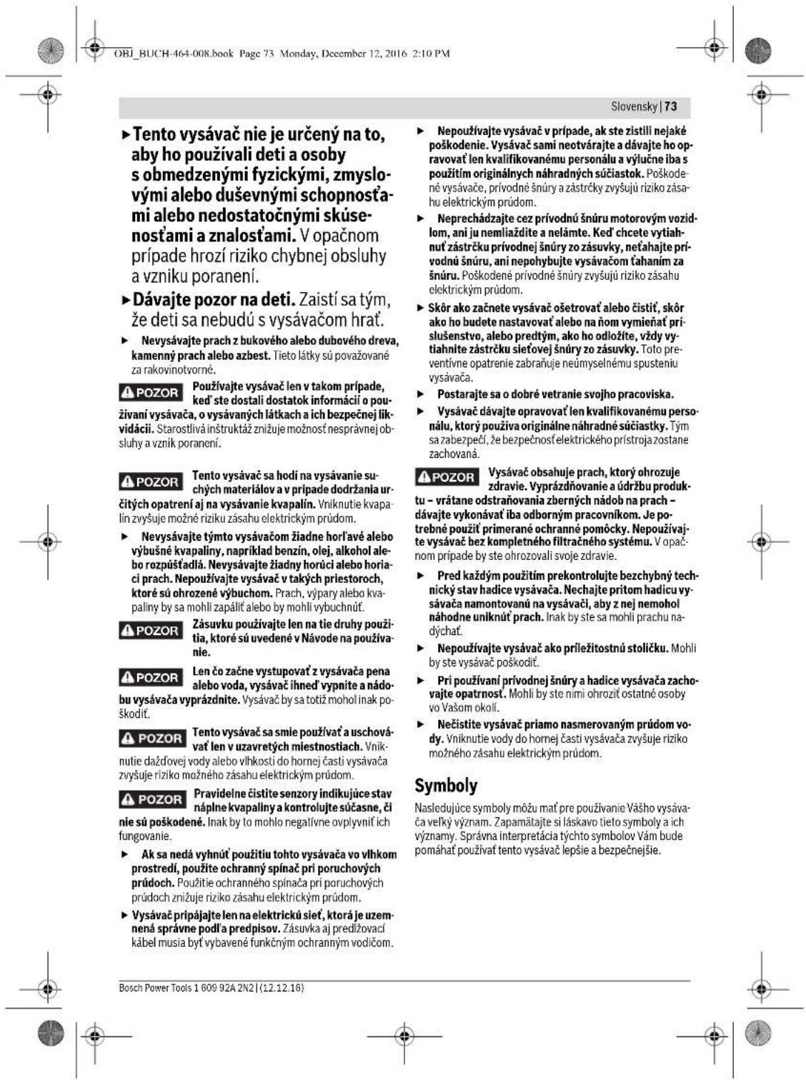 BOSCH GAS 25 - Bezpečnostné poukny - 3