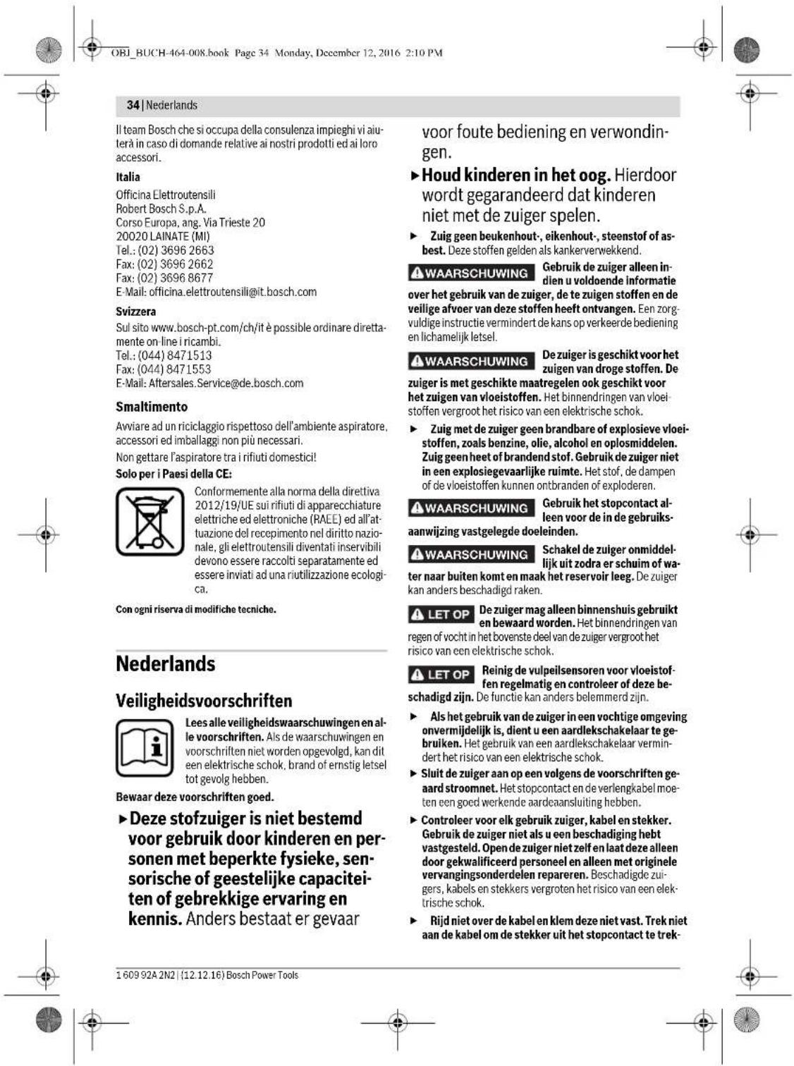 BOSCH GAS 25 - Assistenza clienti e consulenza impieghi - 7