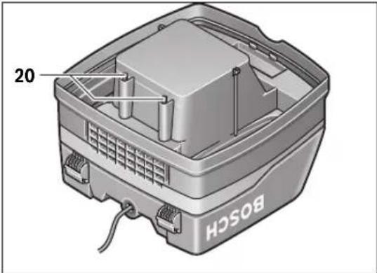 BOSCH GAS 50 M Professional - Φίλτρο προστασίας κινητήρα (βλέπε εικόνα C) - 1