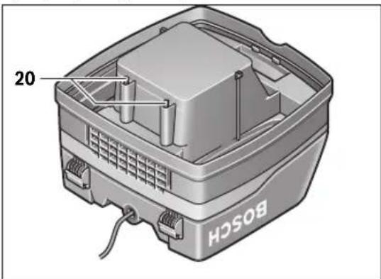 BOSCH GAS 50 M Professional - Козгалткыш корғау сүзгісі (С суретін караңыз) - 1