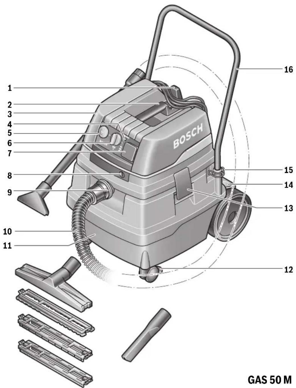 BOSCH GAS 50 M Professional - 2