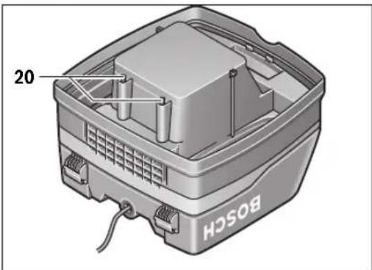 BOSCH GAS 50 M Professional - фільтр для захисту мотора (див.мал.С) - 1
