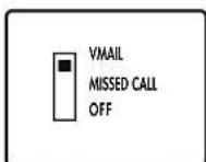 Clarity XL50 - Missed Call/Voice Mail Message Light - 1