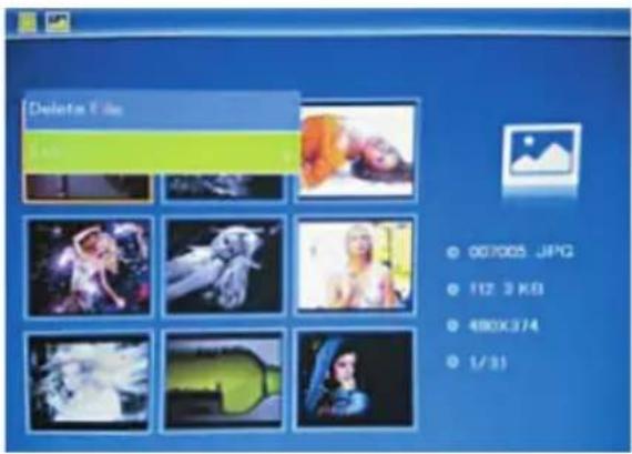 BRAUN Digiframe 7000SLT - Funzioni copia &amp; elimina - 2