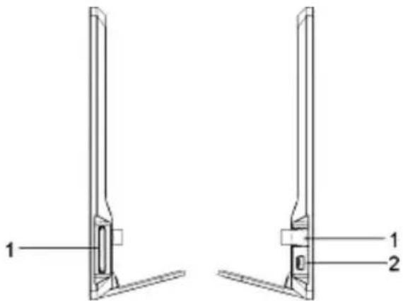 BRAUN Digiframe 7000SLT - Parte derecha del marco - 1
