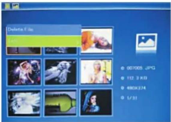 BRAUN Digiframe 7000SLT - Fonction copier & supprimer - 2