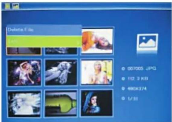 BRAUN Digiframe 7000SLT - Functie kopieren &amp; verwijderen - 2