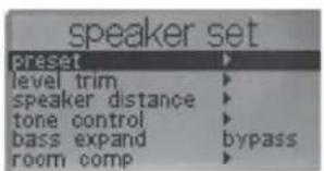 CANTON DM 90.2 - Settings Menu - 1