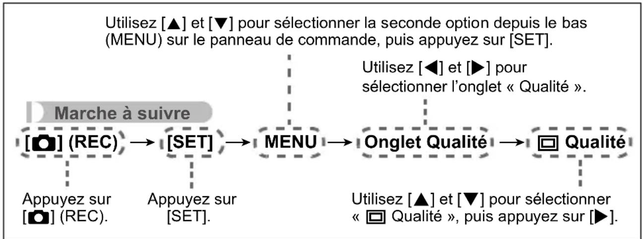 CASIO Exilim Zoom EXZS6 - Description du fonctionnement du menu REC dans ce manuel - 1