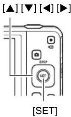 CASIO Exilim Zoom EXZS6 - 1.En mode REC, appuyez sur [SET]. - 1