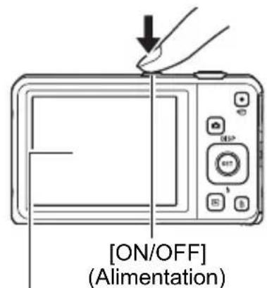 CASIO Exilim Zoom EXZS6 - 1.Mettez l'appareil photo hors service. - 1