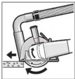 BOSCH GWS 26230 LVI Professional - Skæring af sten - 1