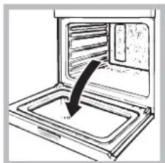 INDESIT HI 20.A (WH)1 - Cleaning the oven door - 1