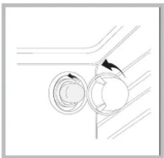 INDESIT HI 20.A (WH)1 - Replacing the light bulb - 1