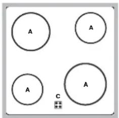 INDESIT HI 20.A (WH)1 - Type kookplaten - 2