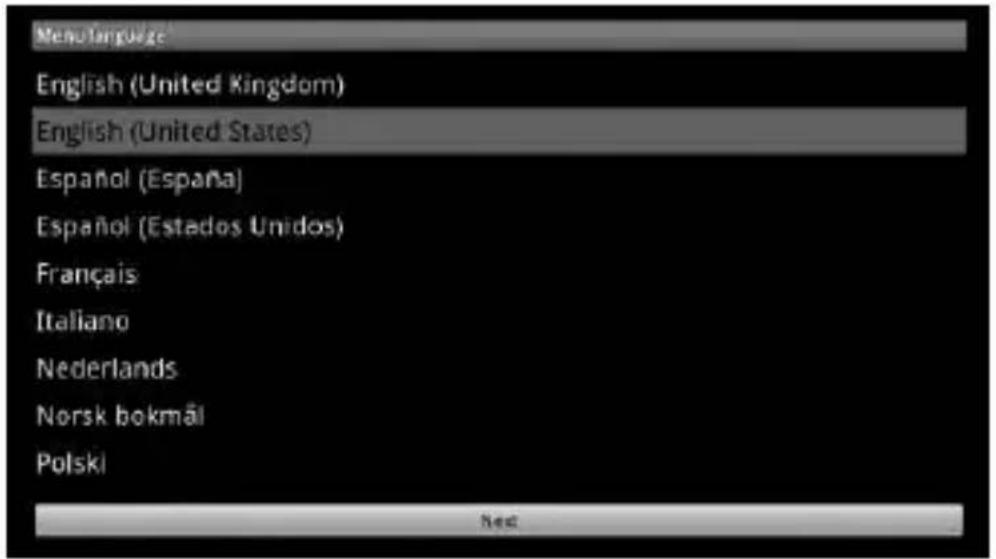 Best Buy Easy Player Net TV - Language set-up - 1