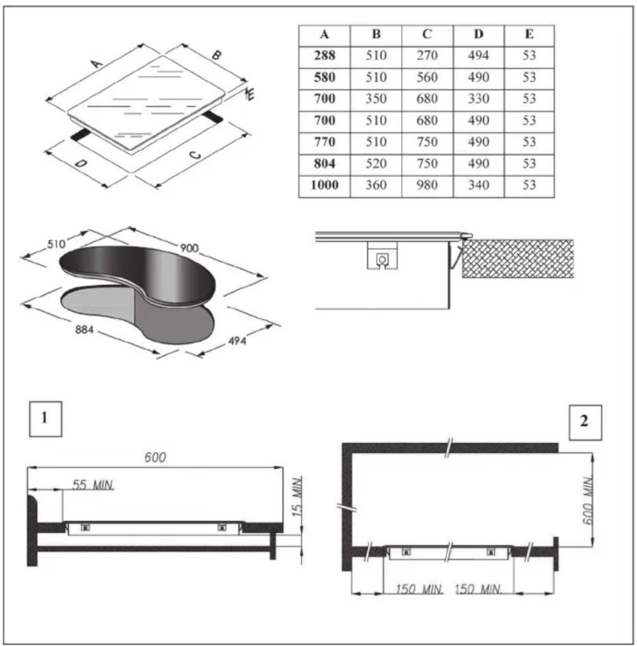 CATA T 604 - QUESTO PRODOTTO È STATO CONCEPITO PER UN IMPIEGO DI TIPO DOMESTICO. IL COSTRUTTORE DECLINA OGNI RESPONSABILITÀ NEL CASO DI EVENTUALI DANNI A COSE O PERSONE DERIVANTI DA UNA NON CORRETTA INSTALLAZIONE O DA USO IMPROPRIO, ERRONEO O ASSURDO. - 1