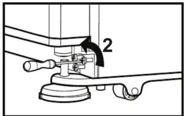 BLOMBERG KWD 9440 X A++ - Réglage de la hauteur de la porte - 1