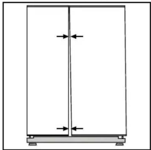 BLOMBERG KWD 9440 X A++ - Регулиране на разликата между горната врата - 1