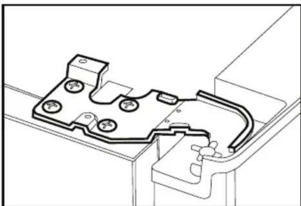 BLOMBERG KWD 9440 X A++ - Justering af afstanden mellem øverste låge - 2
