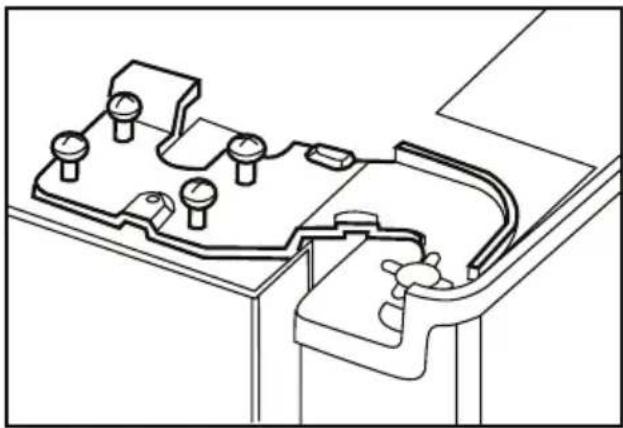BLOMBERG KWD 9440 X A++ - Ρύθμιση του διακένου από την πάνω πόρτα - 4