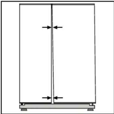 BLOMBERG KWD 9440 X A++ - De afstand tussen de bovenste deur aanpassen - 1