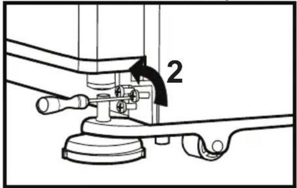 BLOMBERG KWD 9440 X A++ - Ajuste da altura da porta - 3