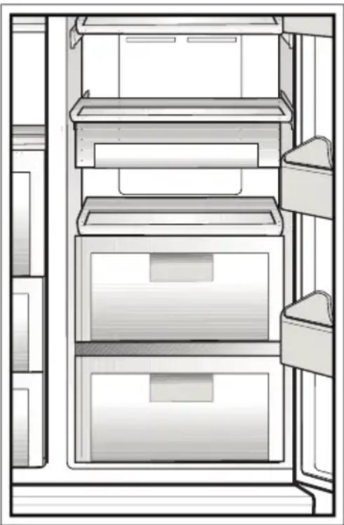 BLOMBERG KWD 9440 X A++ - Отделение охладителя - 1
