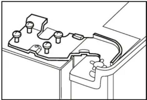 BLOMBERG KWD 9440 X A++ - Ajustar o espaço entre a porta superior - 5