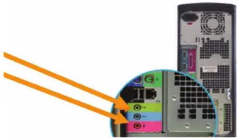 BASICXL BXLHEADSET1GR - Conexión de los auriculares al PC - 1