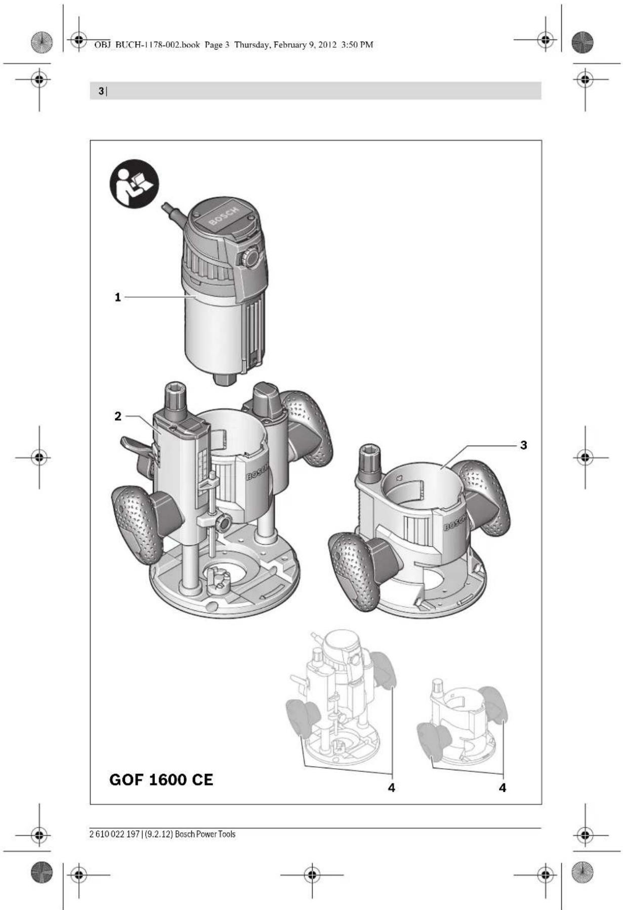 BOSCH GOF 1600 CE - 4