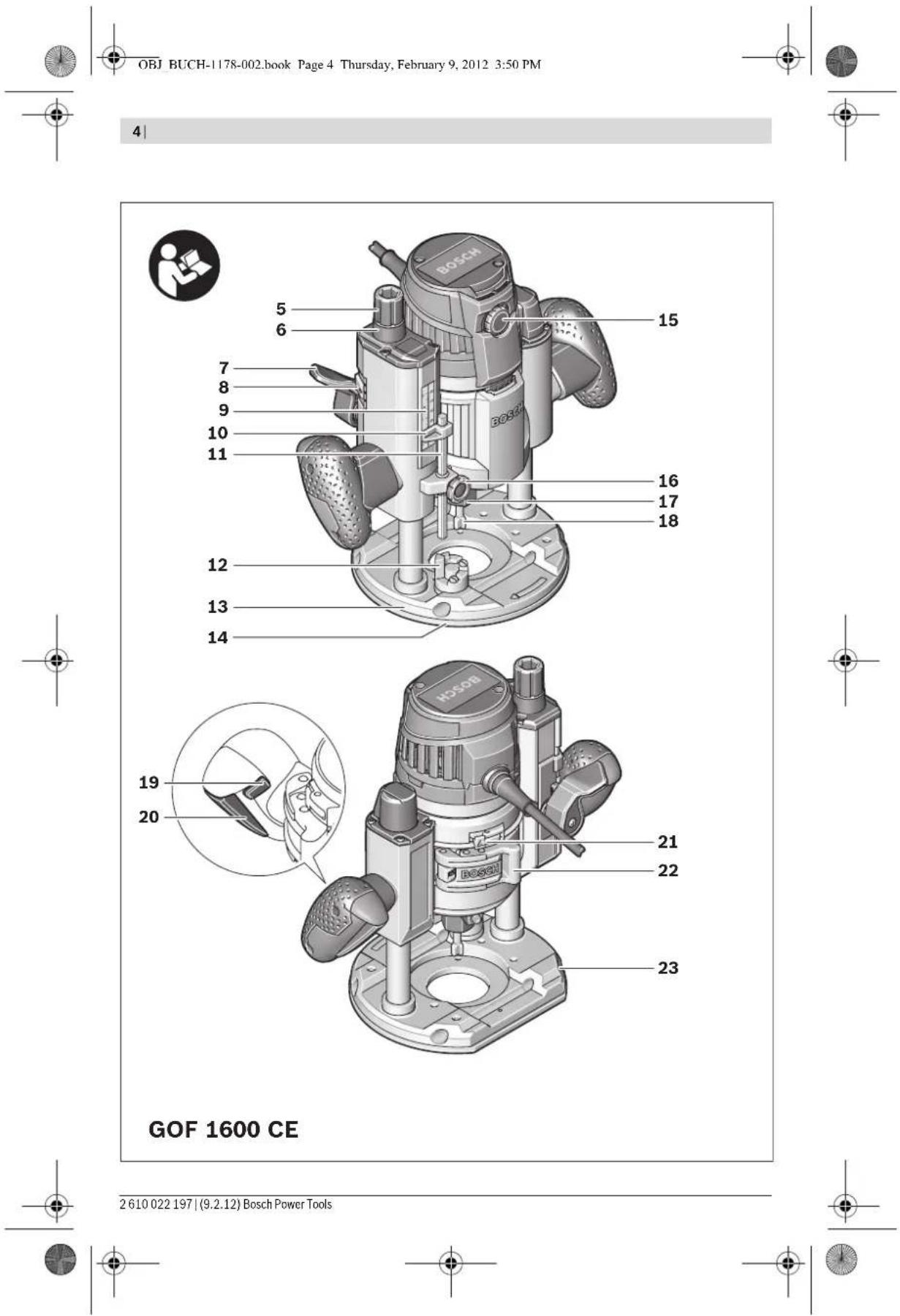 BOSCH GOF 1600 CE - 5