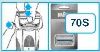 BRAUN 070498 - Replacing the cleaning cartridge - 8