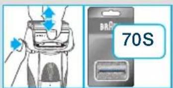 BRAUN 070498 - Sostituzione della cartuccia di pulizia - 8