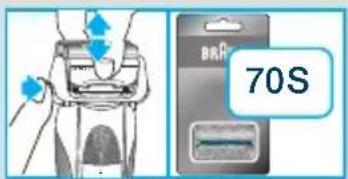 BRAUN 070498 - Puhdistuskasetin vaihto - 8