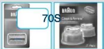 BRAUN 070498 - Het scheerblad en de messenblok cassette verwangen / reset - 2