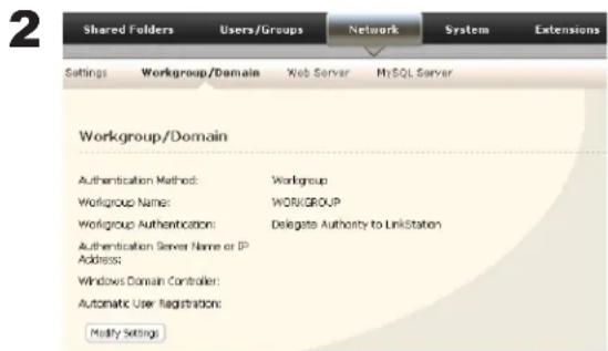 BUFFALO LinkStation Pro Quad - Restrictions d'accès à l'active directory - 1