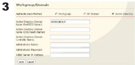 BUFFALO LinkStation Pro Quad - Restrictions d'accès à l'active directory - 2