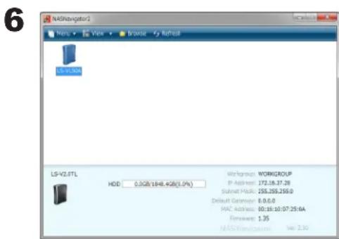 BUFFALO LinkStation Pro Quad - Configuration du logiciel linknavigator (ls-vl, ls-xhl, ls-chl) - 5