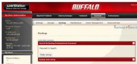 BUFFALO LinkStation Pro Quad - Trouvez le dossier de destination de la sauvegarde depuis la linkstation n° 2 - 1