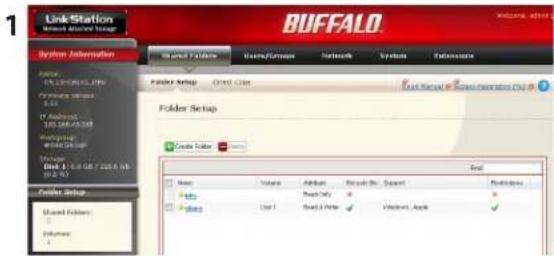 BUFFALO LinkStation Pro Quad - Accès restreint aux utilisateurs locaux - 1
