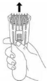 Carmen HC2610 - Kamm befestigen - 1