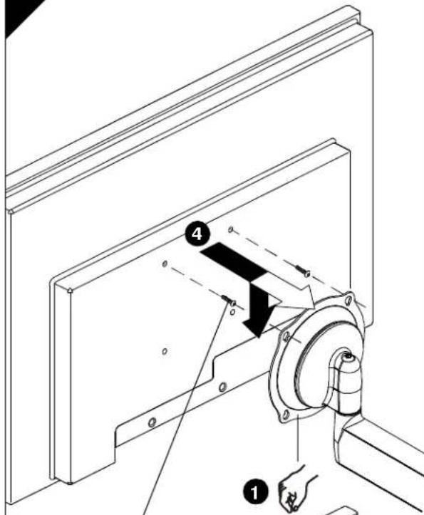 Chief ICMPDA4T03 - Fixar os suportes verticals - 3