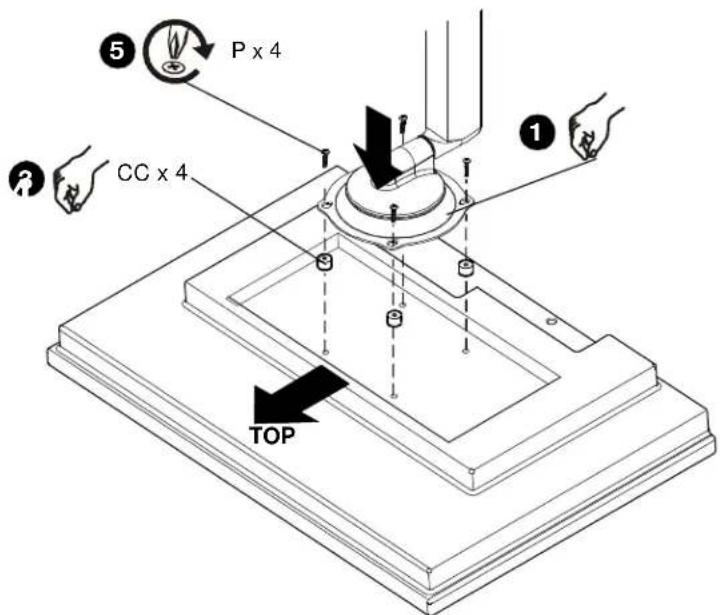 Chief ICMPDA4T03 - Trou de fixation encastré 100 x 100 mm - 4